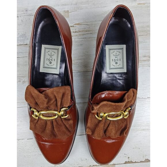 CABLE & CO. Brown "1901 Fine Shoes" Women's Vintage/Retro US 6.5-7/EU37 Loafers - Picture 5 of 10